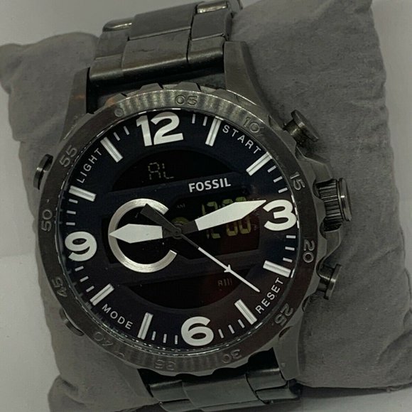 fossil watch digital and analog